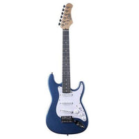 Chitarra elettrica eko 05134002 tribute st 100  metallic blu