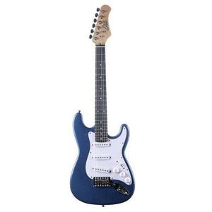 Chitarra elettrica eko 05134002 tribute st 100  metallic blu