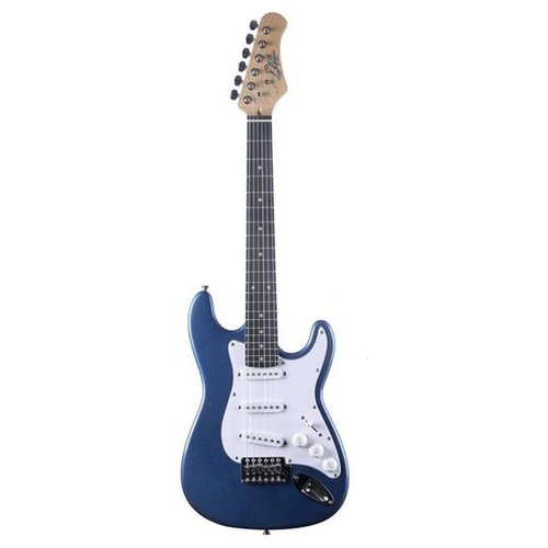 Chitarra elettrica eko 05134002 tribute st 100  metallic blu