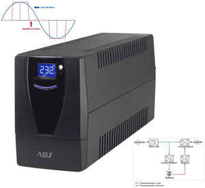 Ups 2,5 kva desktop line int.pro series 6*iec+rj11/45 lcd csb adj - 650-02502
