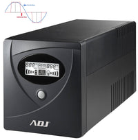 Ups 1 kva desktop line int.server series 4*iec+rj11/45 lcd cbs adj - 650-01005