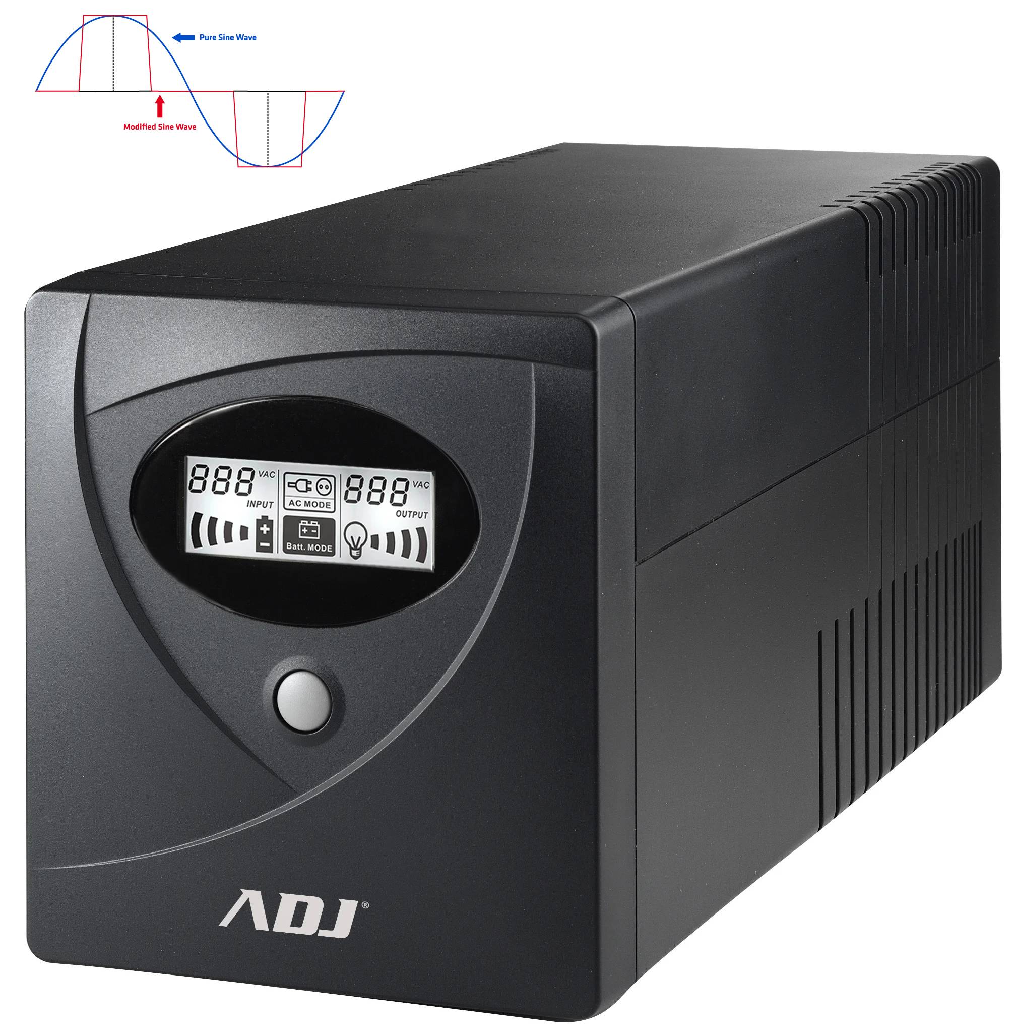 Ups 1 kva desktop line int.server series 4*iec+rj11/45 lcd cbs adj - 650-01005