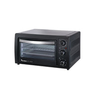 Forno Elettrico Statico E Ventilato Con Timer 1300W 20L Nero