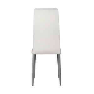 Set Da 6, Sedia Queen Kit All/Bianca In Similpelle-6Pz