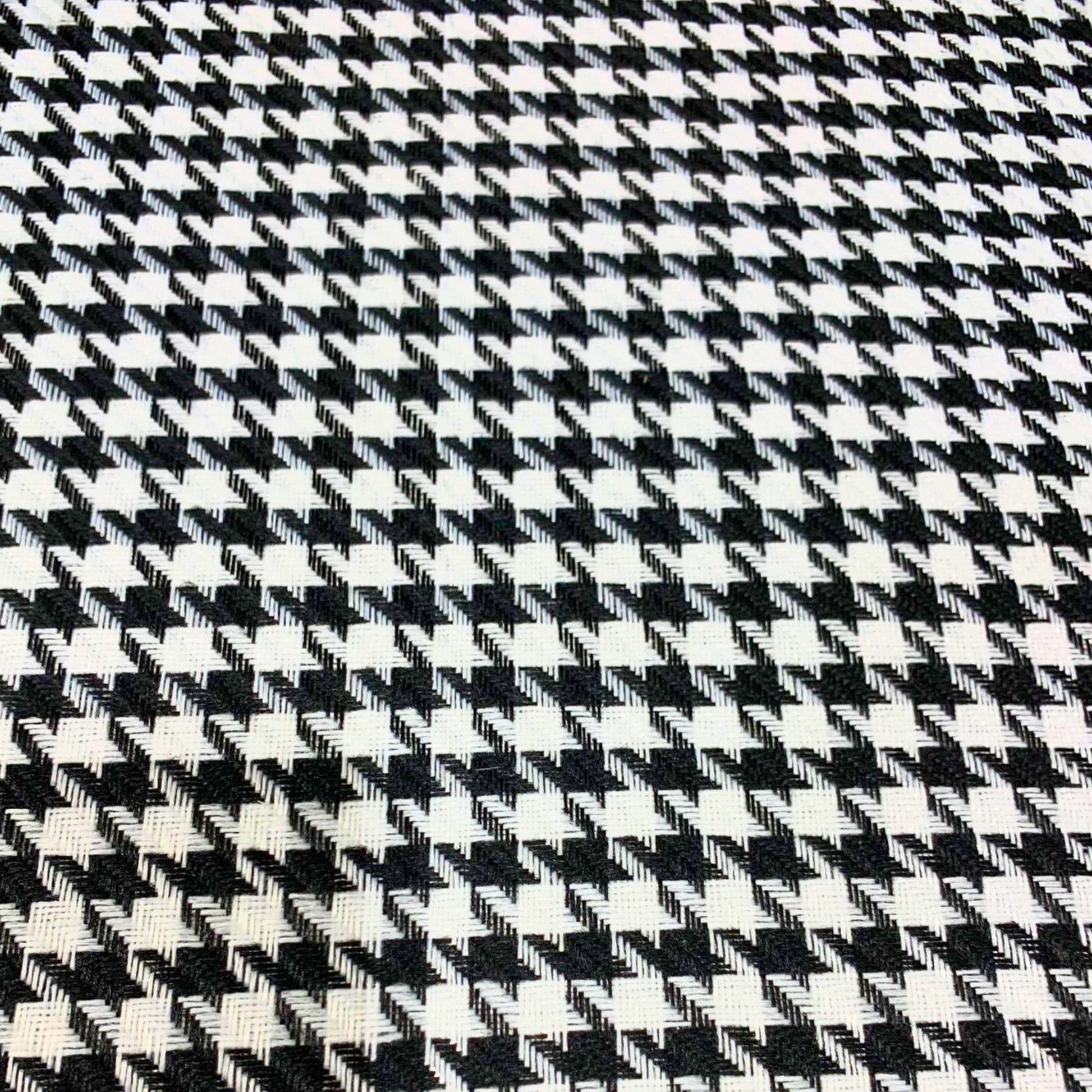 Set Da 2, Sedia Elen Velluto Verde E Stampa Pied De Poule