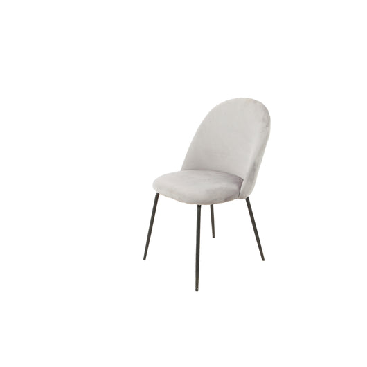 Set Da 4, Sedia New Tamara Vell. Cenere/Gambe Nere