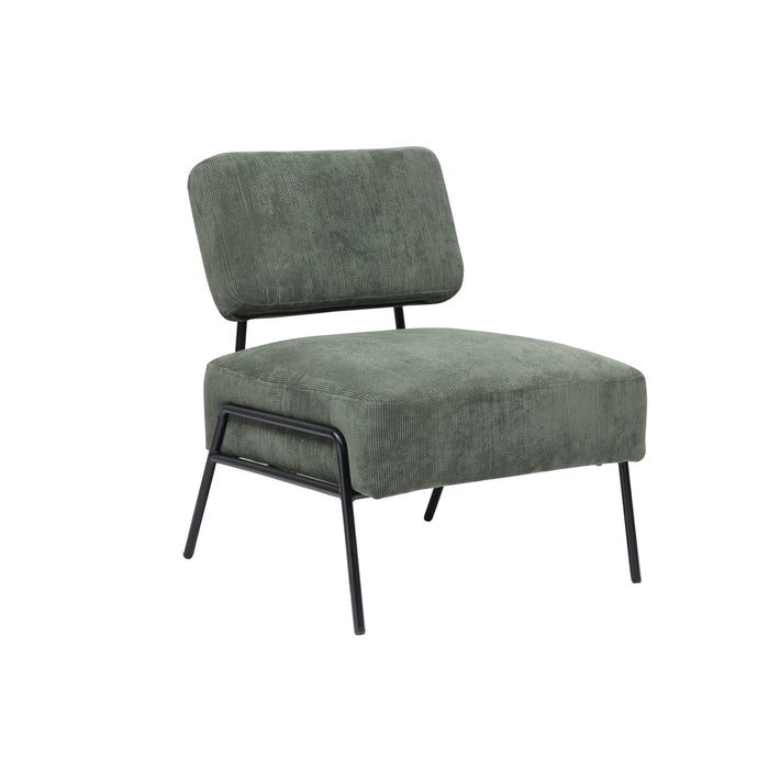 Poltrona Morgana Tess. Millerighe Verde