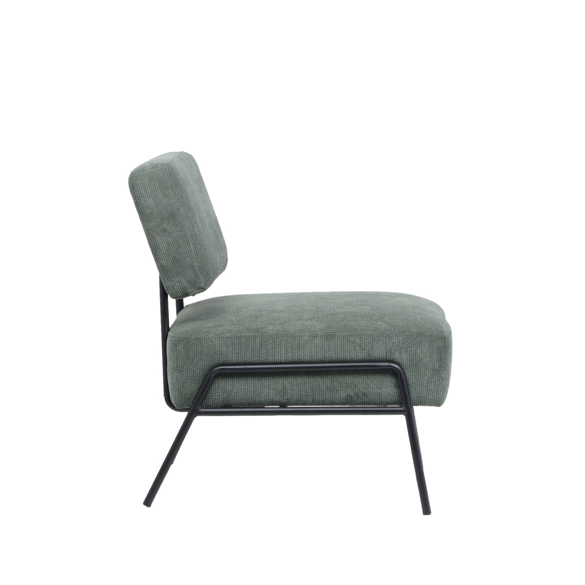 Poltrona Morgana Tess. Millerighe Verde