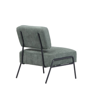 Poltrona Morgana Tess. Millerighe Verde