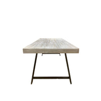 Tavolo Arbusto Strong 180*90 Sbiancato/Gambe Nere