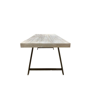 Tavolo Arbusto Strong 180*90 Sbiancato/Gambe Nere