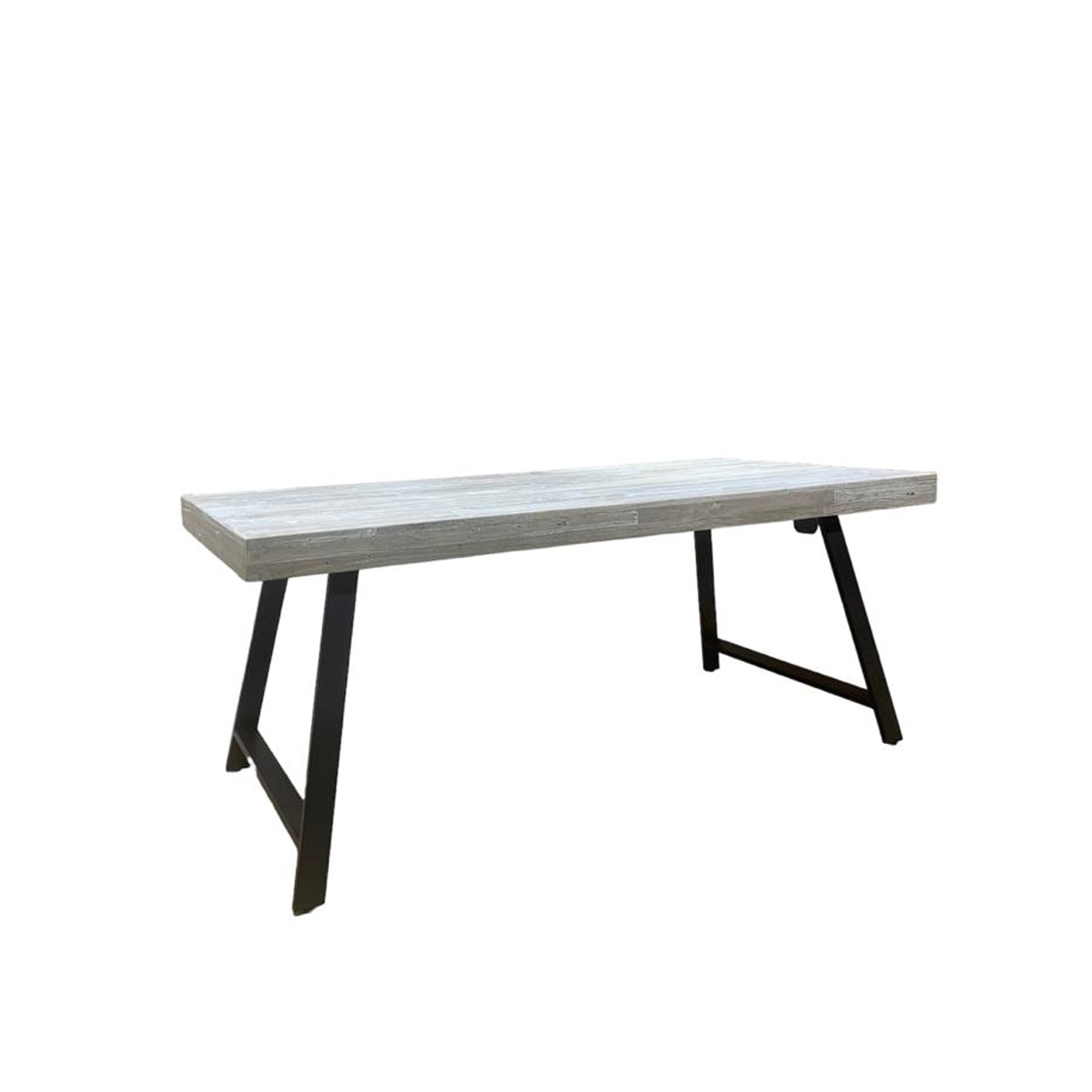 Tavolo Arbusto Strong 180*90 Sbiancato/Gambe Nere