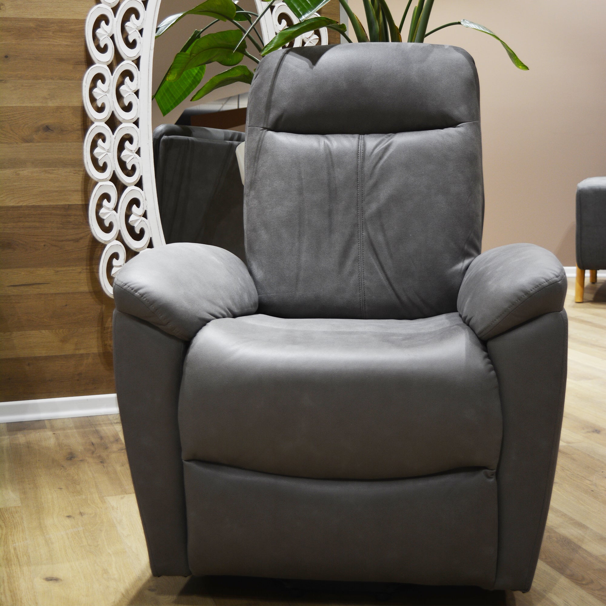 Poltrona Relax Nicole 2Motori Mozart Fango C/Usb