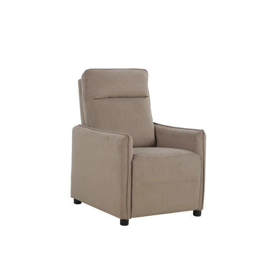 Poltrona Relax Amanda Velluto Tortora Push