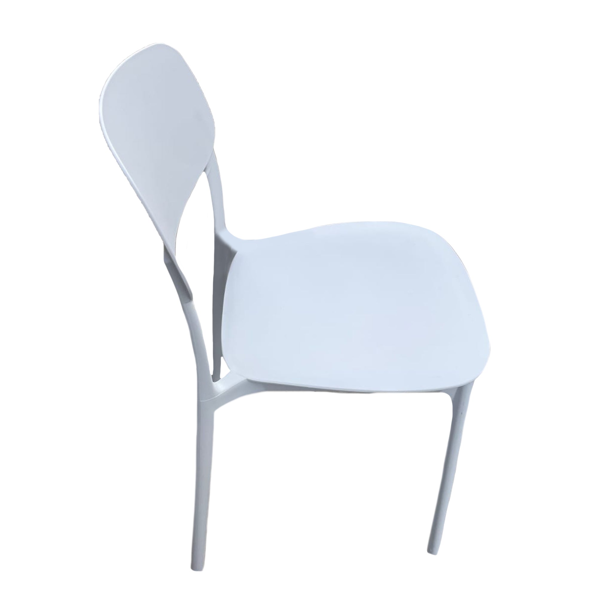 Set Da 4, Sedie New Chapeau In Polipropilene Bianca 2024