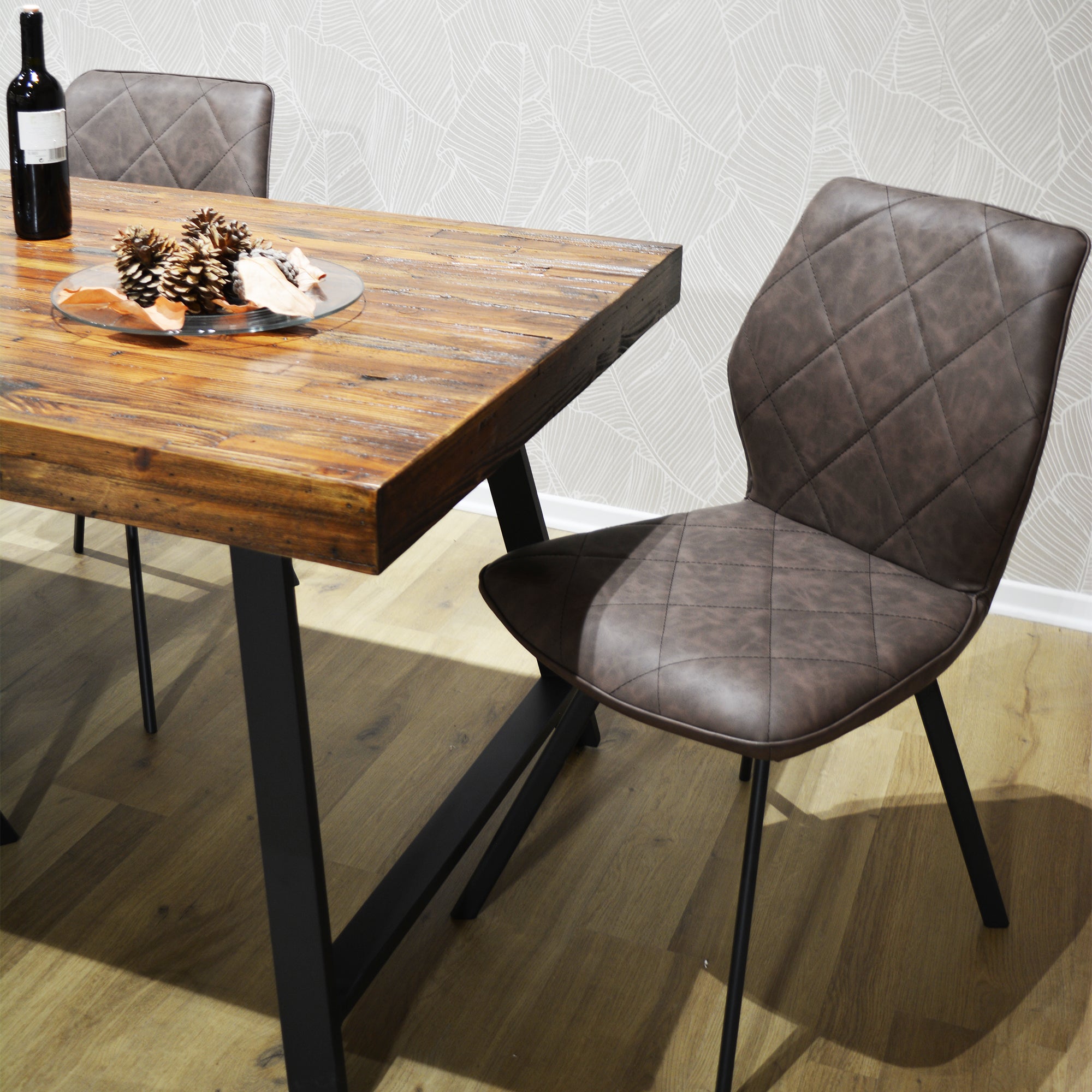 Set Da 4, Sedie New Flamingo Tortora Meccanico