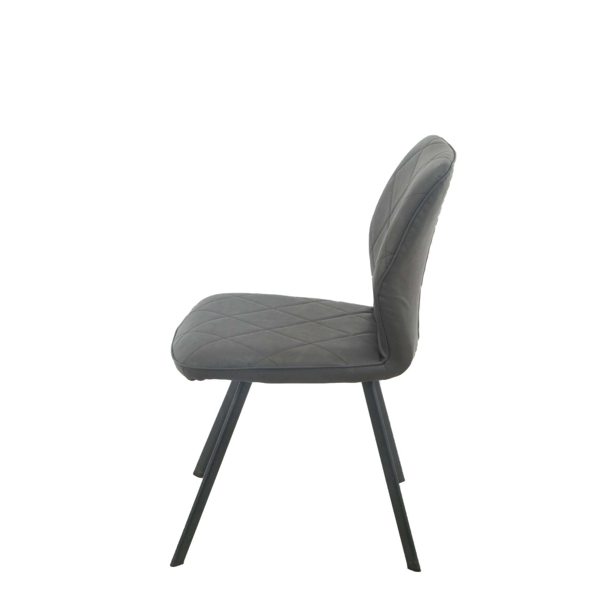 Set Da 4, Sedie New Flamingo Grigio Meccanico