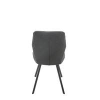 Set Da 4, Sedie New Flamingo Grigio Meccanico