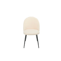 Set Da 4, Sedie New Tamara Boucle' Corda/Gambe Nere