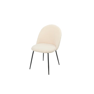 Set Da 4, Sedie New Tamara Boucle' Corda/Gambe Nere