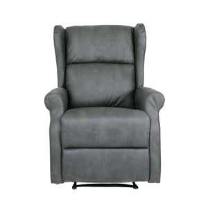 Poltrona Relax Bergere Arlette A Nabuk Grigi Ignif