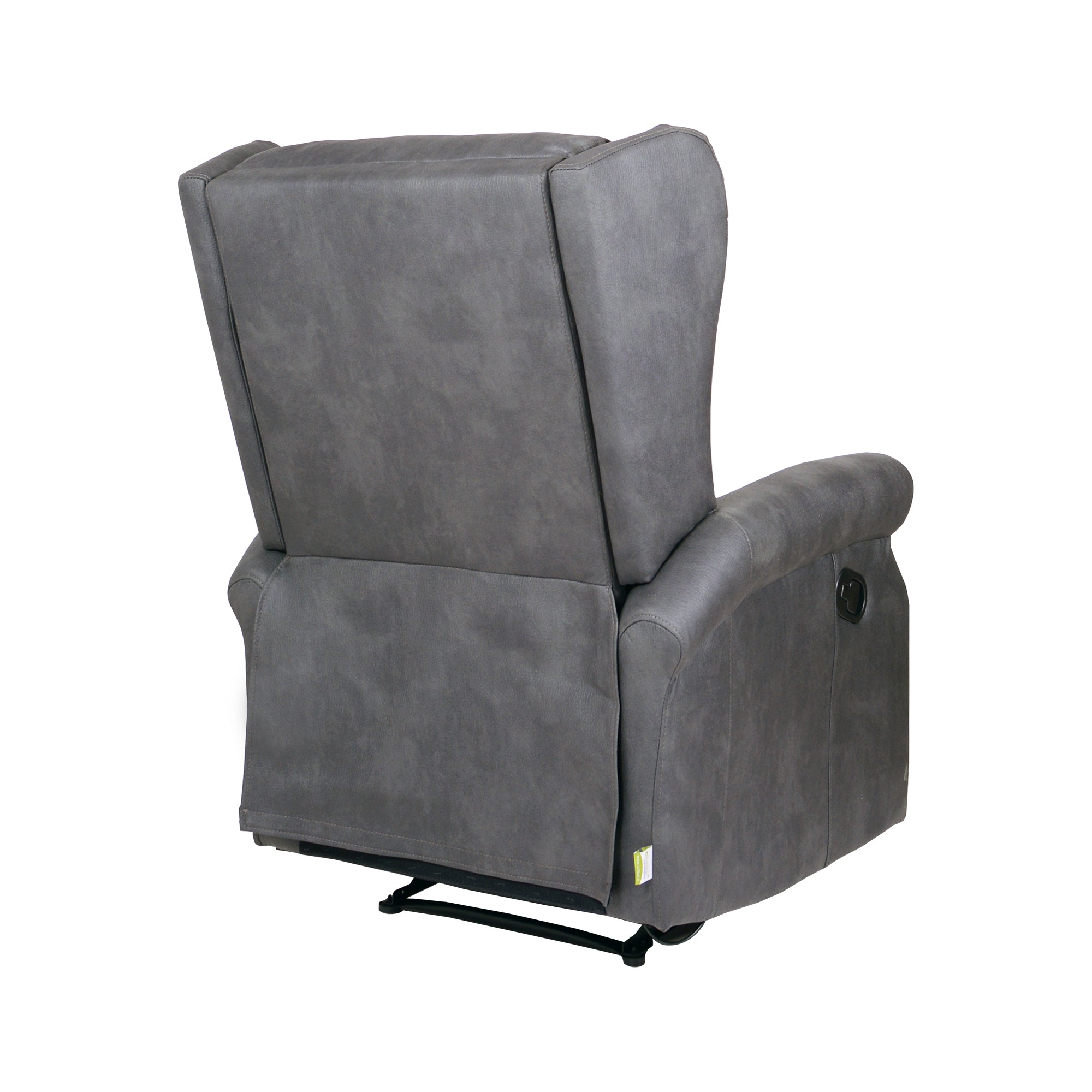 Poltrona Relax Bergere Arlette A Nabuk Grigi Ignif