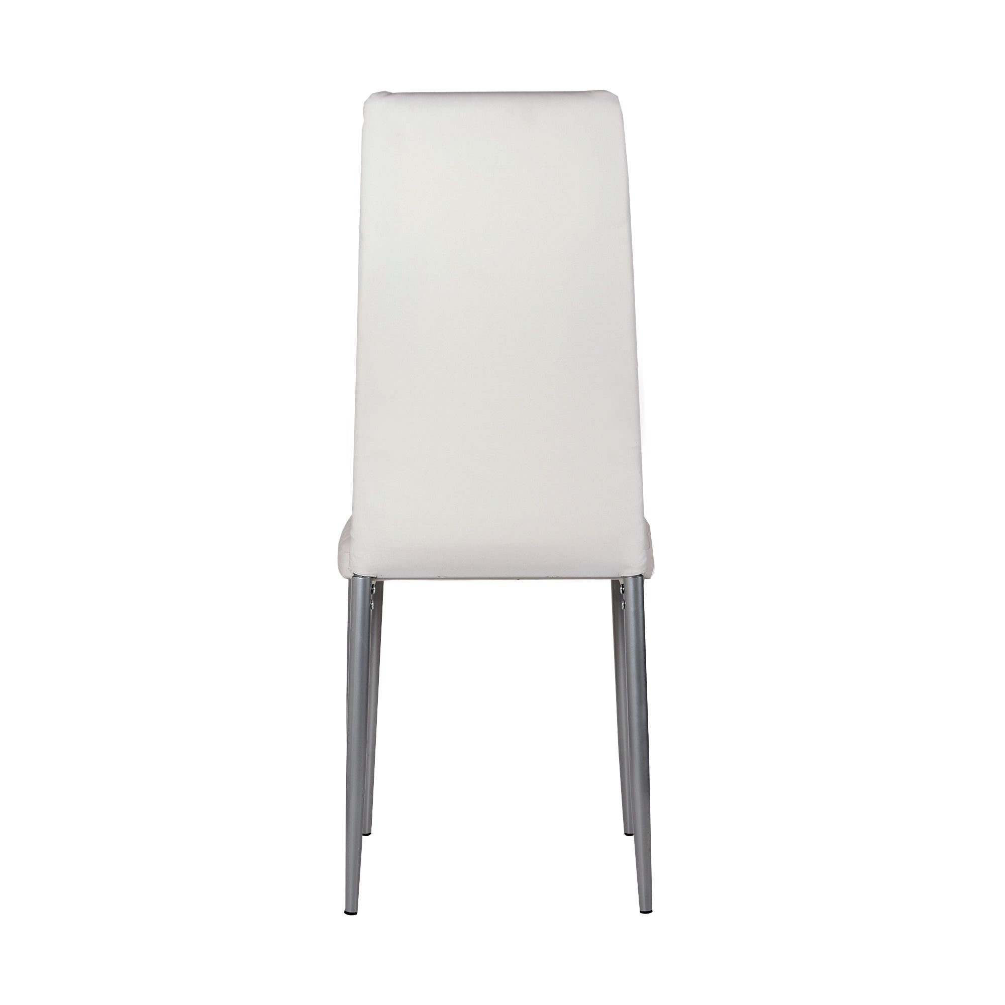 Set Da 6, Sedia Queen Kit All/Bianca In Similpelle-6Pz