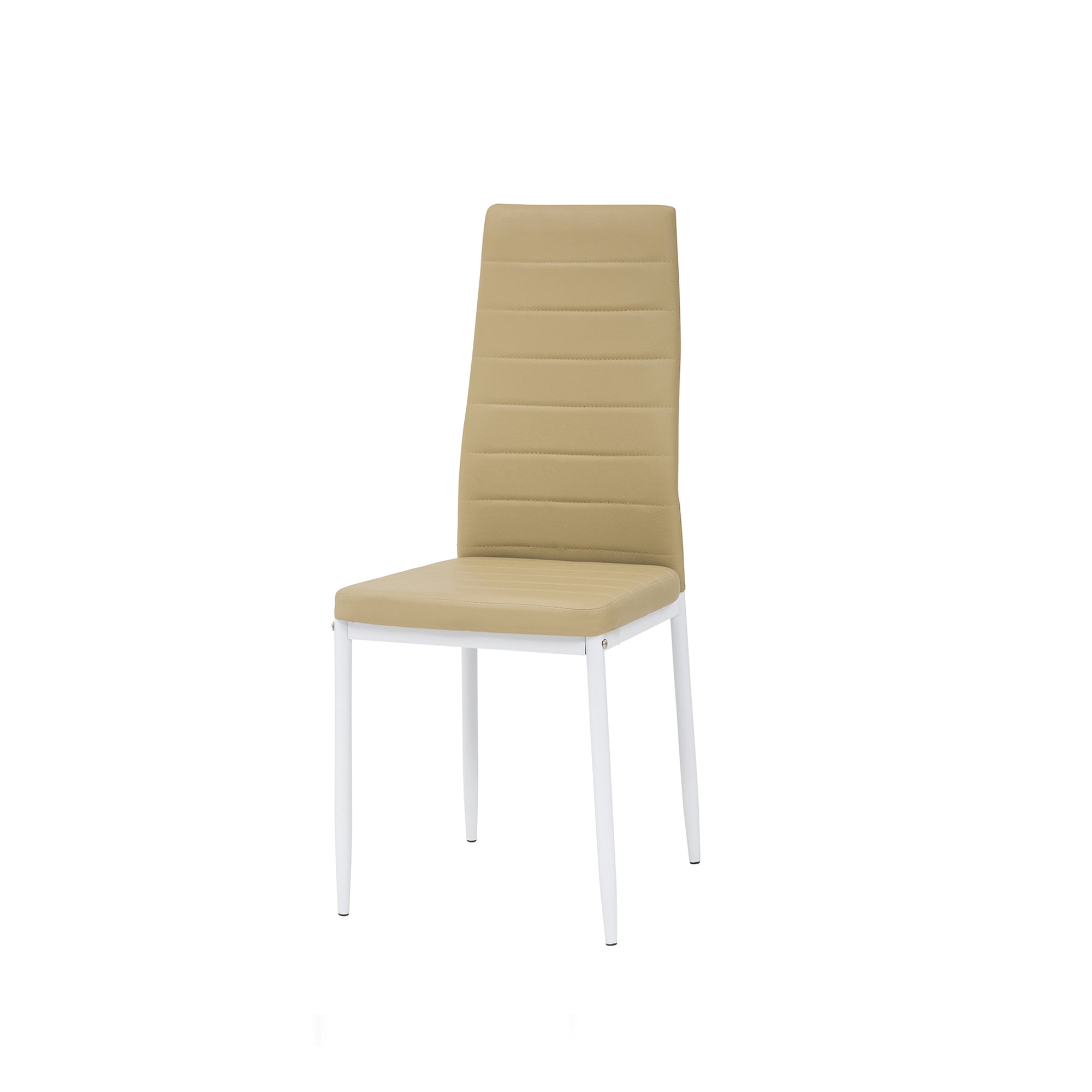 Set Da 6, Sedia Queen Kit Bianco/Corda Similpelle 6Pz