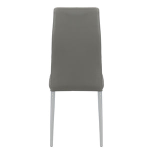 Set Da 6, Sedia Queen Kit All/Cenere In Similpelle 6Pz