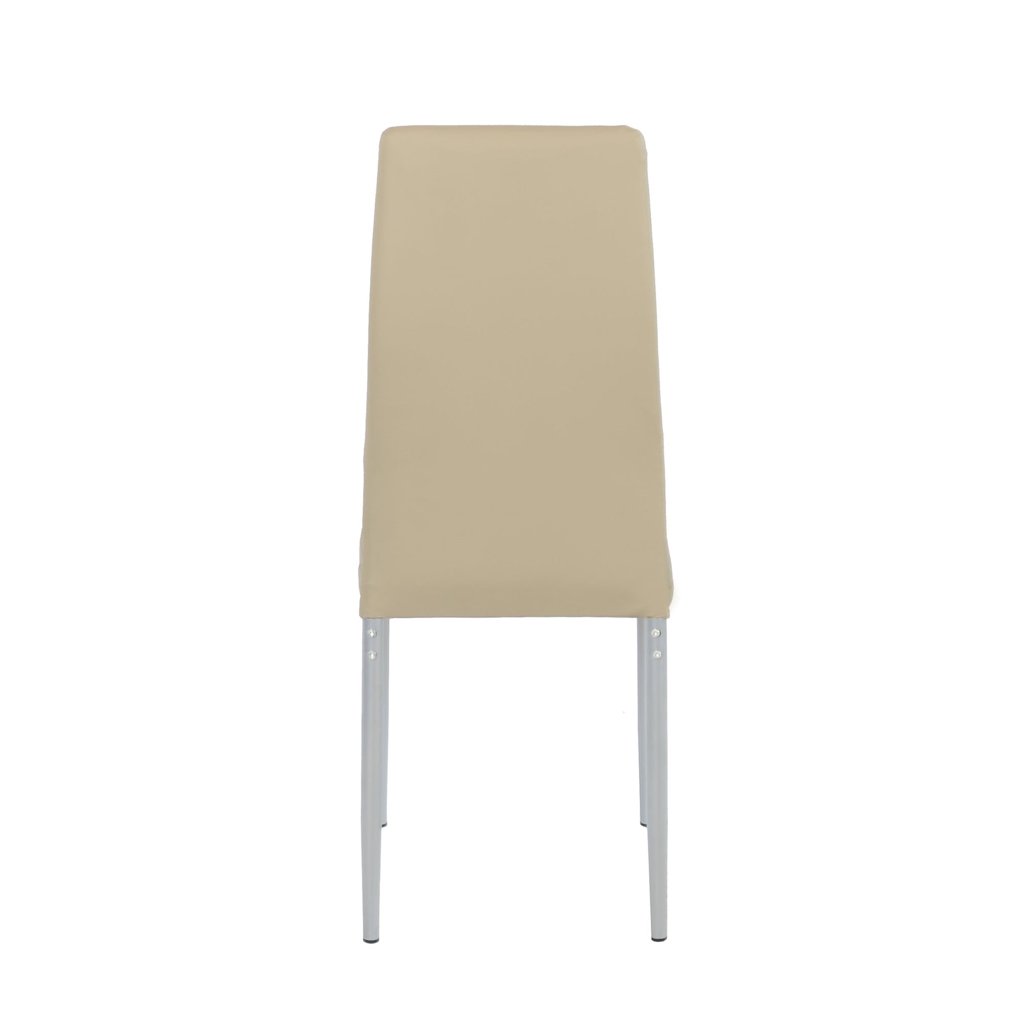 Set Da 6, Sedia Queen Kit All/Tortora In Similpelle 6Pz