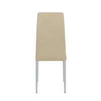 Set Da 6, Sedia Queen Kit All/Tortora In Similpelle 6Pz