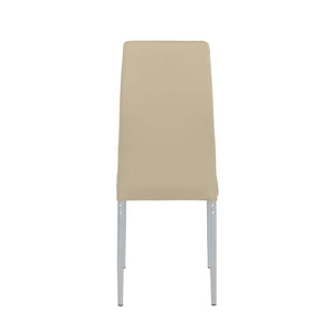 Set Da 6, Sedia Queen Kit All/Tortora In Similpelle 6Pz