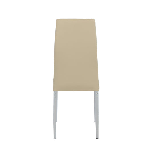 Set Da 6, Sedia Queen Kit All/Tortora In Similpelle 6Pz