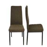 Set Da 6, Sedia Queen Kit Millerighe Cenere/Gambe Nere 6Pz