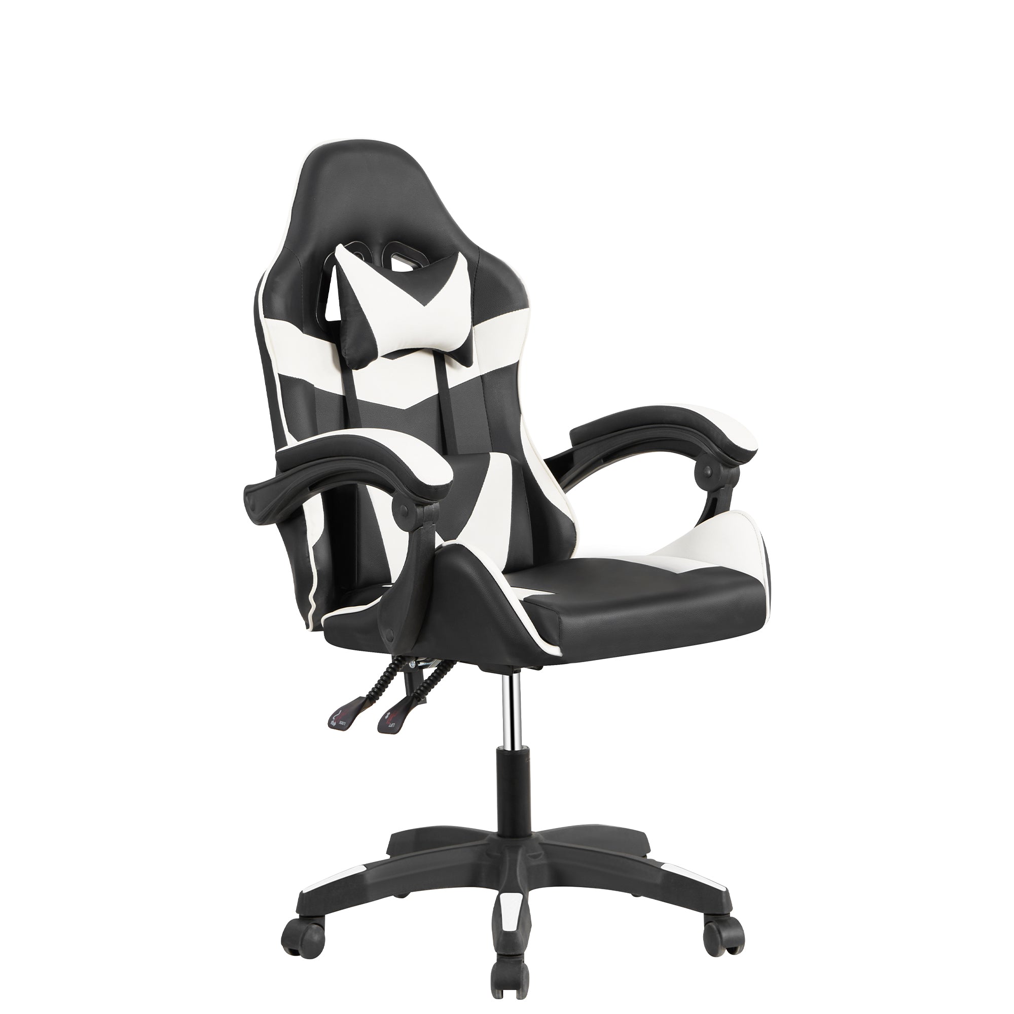 Poltrona Racing Alfa Nera/Bianca Similp