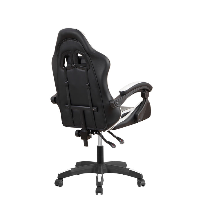 Poltrona Racing Alfa Nera/Bianca Similp