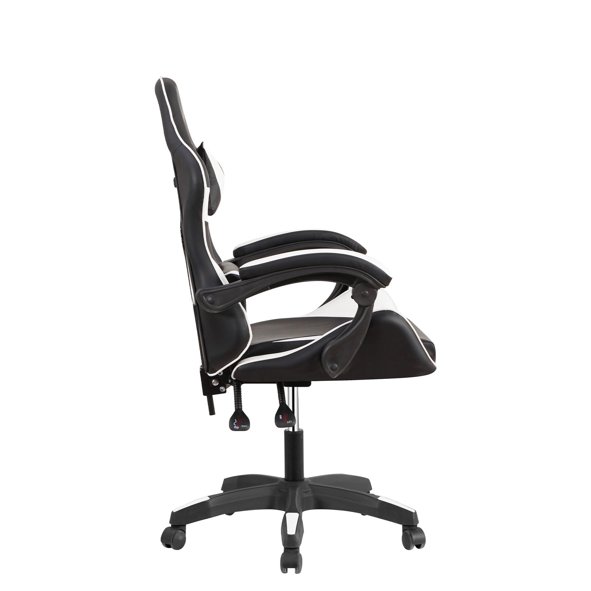 Poltrona Racing Alfa Nera/Bianca Similp