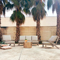 Set Malaga Divano+2Poltrone Allum. Tortora