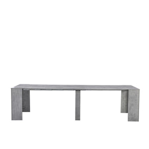 Tavolo Consolle Artic Finitura Grigia