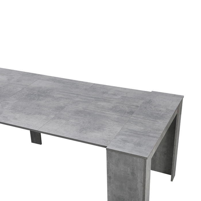 Tavolo Consolle Artic Finitura Grigia