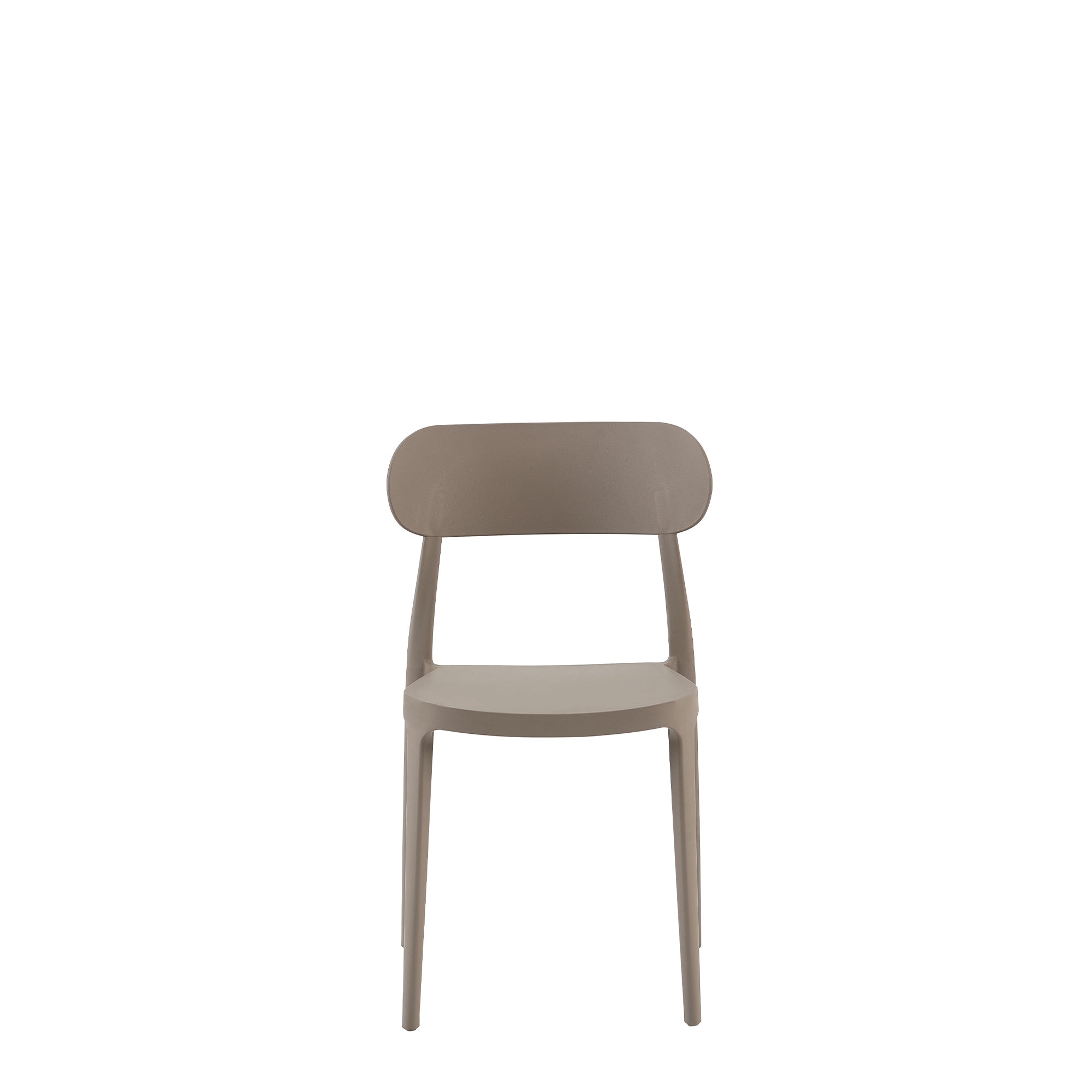 Set Da 4, Sedie Celine Tortora In Polipropilene