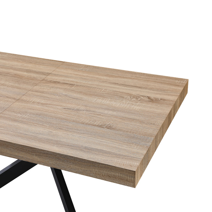 Tavolo Anson All. Piano Rovere/Gambe Nere