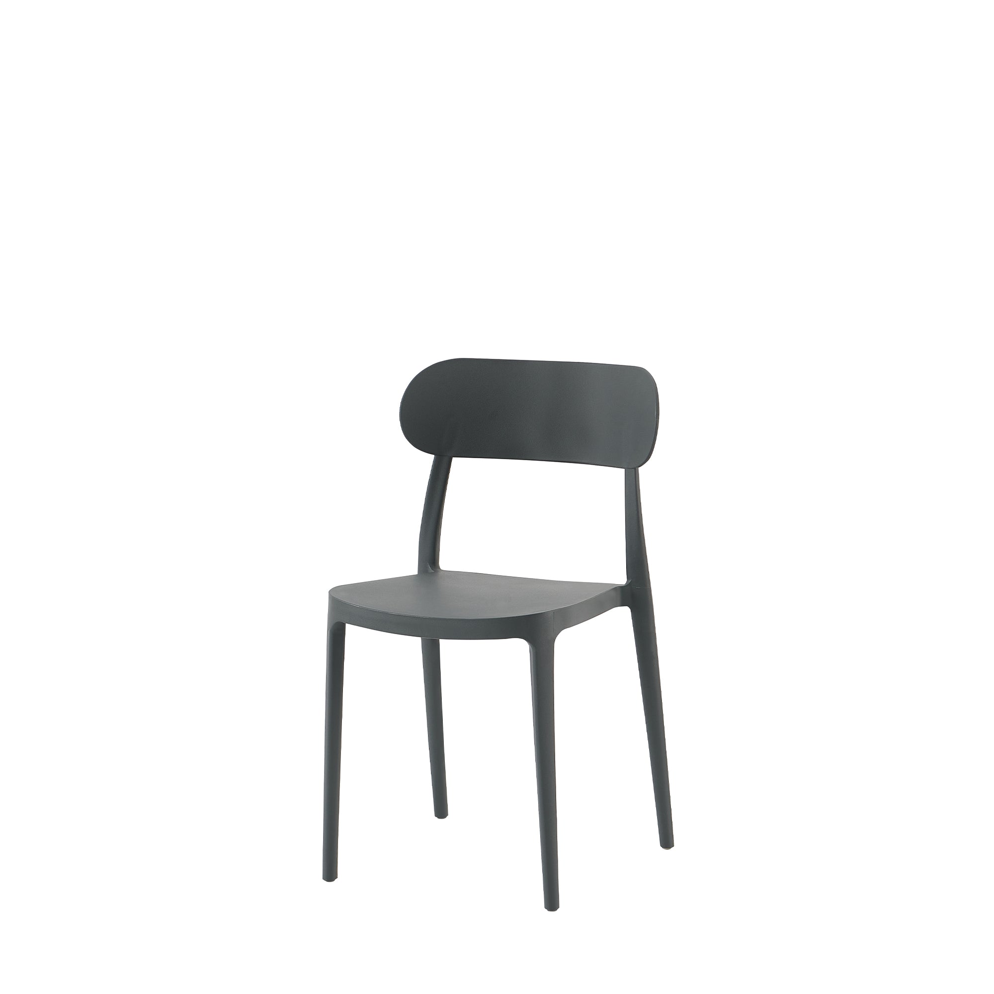 Set Da 4, Sedie Celine Nera In Polipropilene