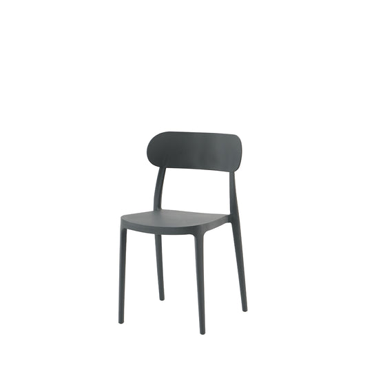 Set Da 4, Sedie Celine Nera In Polipropilene