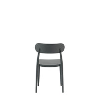 Set Da 4, Sedie Celine Nera In Polipropilene