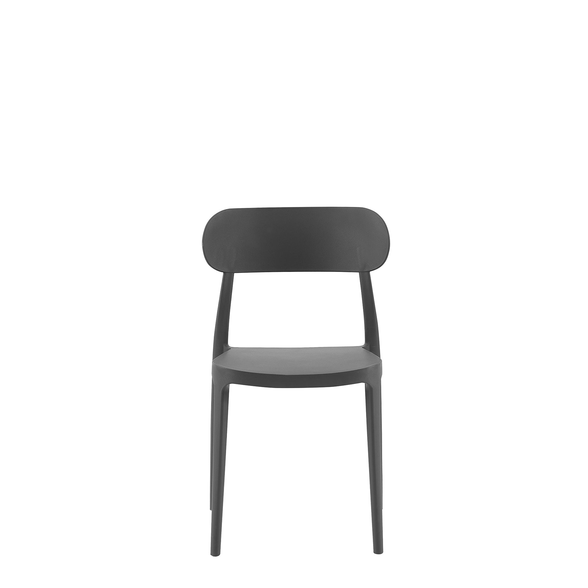 Set Da 4, Sedie Celine Nera In Polipropilene