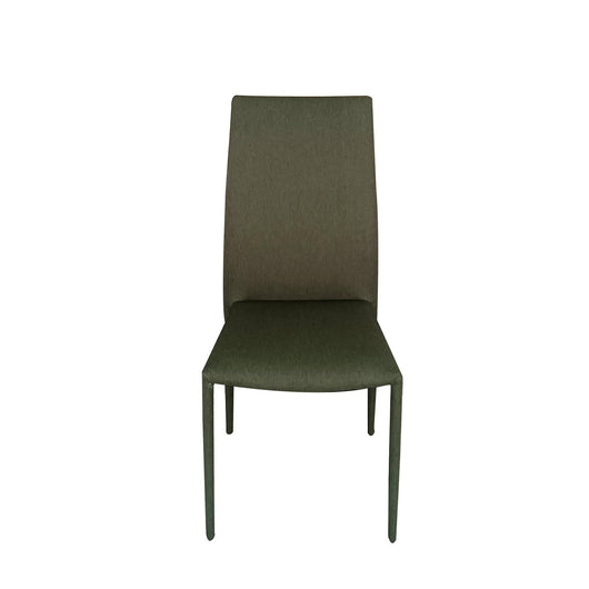 Set Da 6, Sedie Dedis Tessuto Verde