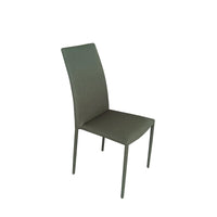 Set Da 6, Sedie Dedis Tessuto Verde