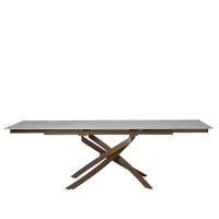 Tavolo Pegaso Pietra Patagonia Con Gambe Bronzo