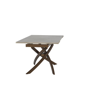Tavolo Pegaso Pietra Patagonia Con Gambe Bronzo